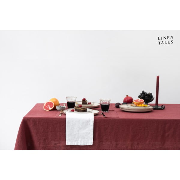 Ľanový obrus 140x250 cm Marsala – Linen Tales-image-3