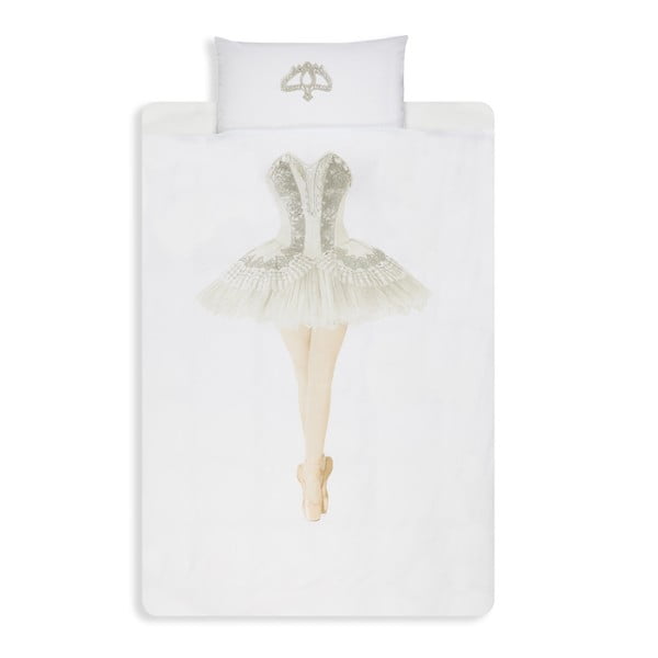 Bavlnené obliečky na jednolôžko Snurk Ballerina, 140 × 200 cm