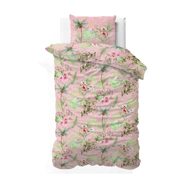 Bavlnené posteľné obliečky Sleeptime Soft Roses, 140 × 220 cm