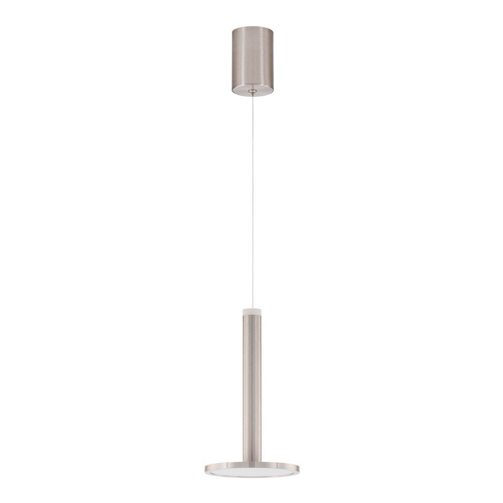 Kovové LED závesné svietidlo v matne striebornej farbe ø 15 cm Palencia – Nova Luce