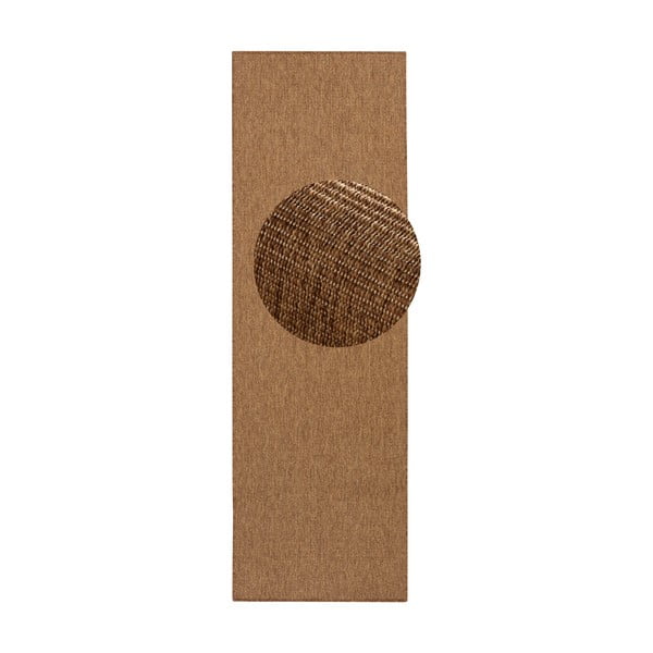 Hnedý vnútorný a vonkajší behúň 80x250 cm Nature – Hanse Home