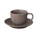 Tmavohnedé keramické šálky v súprave 2 ks 190 ml Kumi – Blomus