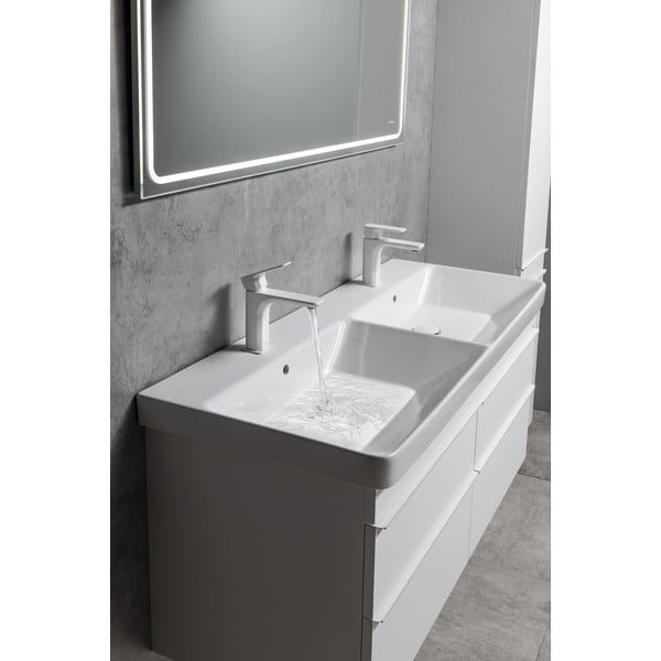 Biela stojančeková umývadlová batéria Spy – Sapho-image-2