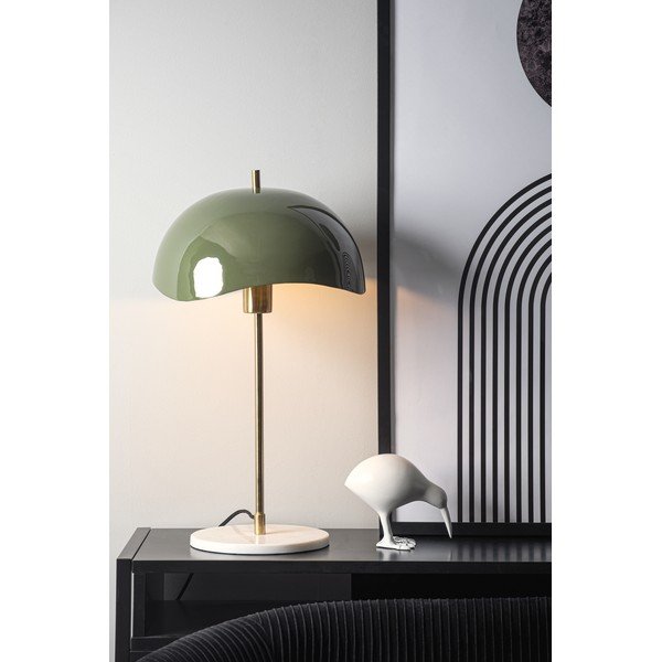 Zelená stolová lampa (výška 56 cm) Waved Dome – Leitmotiv-image-1