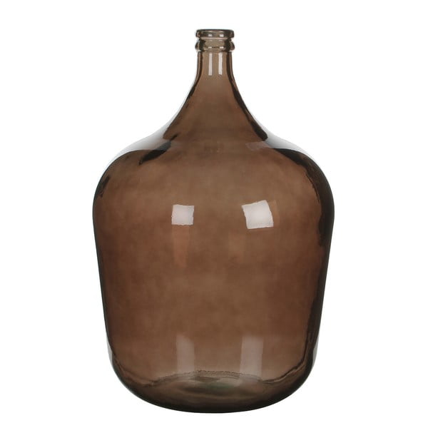 Hnedá sklenená váza Mica Diego, 56 x 40 cm
