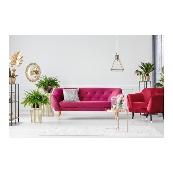 Ružová trojmiestna pohovka Mazzini Sofas Amelie-image-4