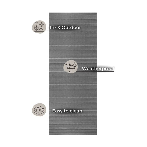 Sivý vonkajší behúň Hanse Home Sunshine, 80 x 200 cm-image-2