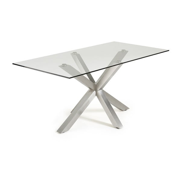 Jedálenský stôl s kovovou podnožou La Forma Arya, dĺžka 160 cm