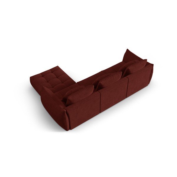 Červená rohová pohovka (variabilný roh) Bloom – Micadoni Home-image-3