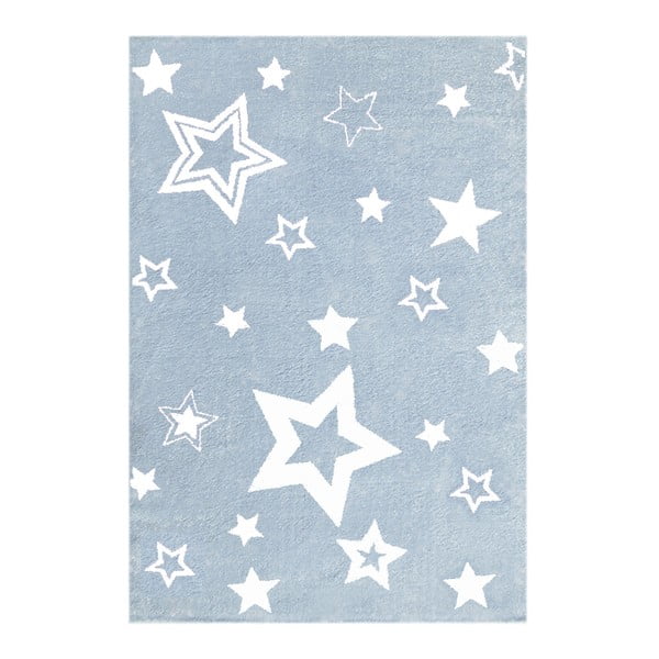 Modrý detský koberec Happy Rugs Satrlight, 100 × 160 cm