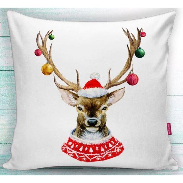 Obliečka na vankúš s vianočným motívom 43x43 cm Merry Christmas – Mila Home-image-1