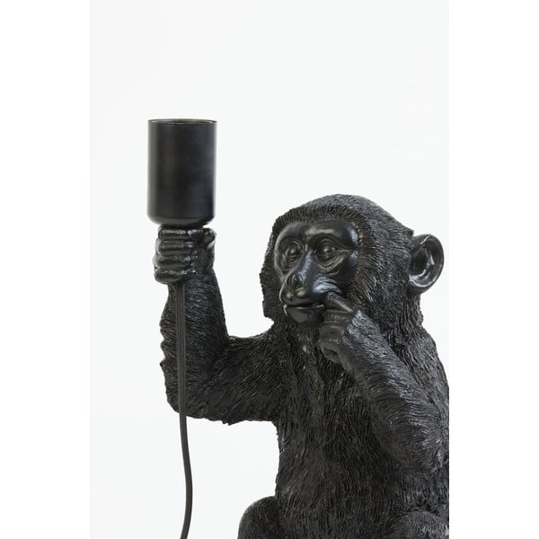 Čierna stolová lampa (výška 34 cm) Monkey - Light & Living-image-1