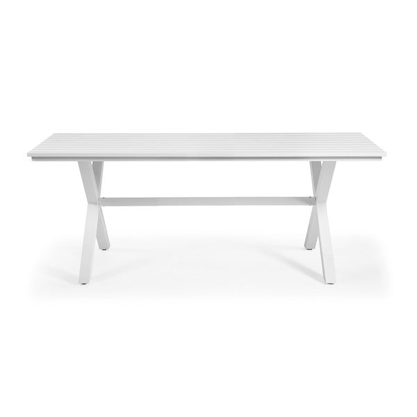 Biely stôl La Forma Sheldon, 200 x 90 cm