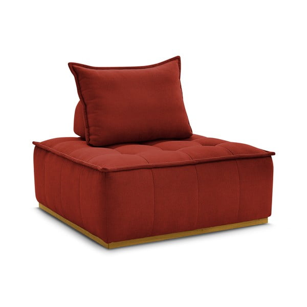 Ženilkové kreslo v tehlovej farbe Elisa – Bobochic Paris