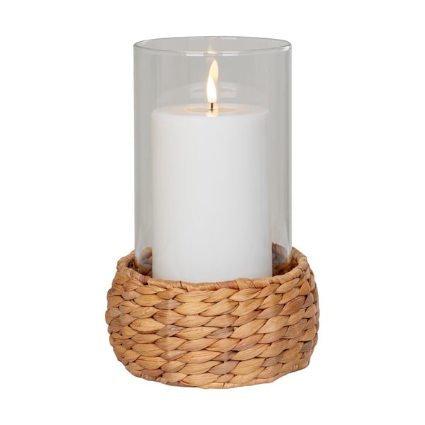 Lampáš z vodného hyacintu (výška 26 cm) Hurricane – House Nordic-image-3