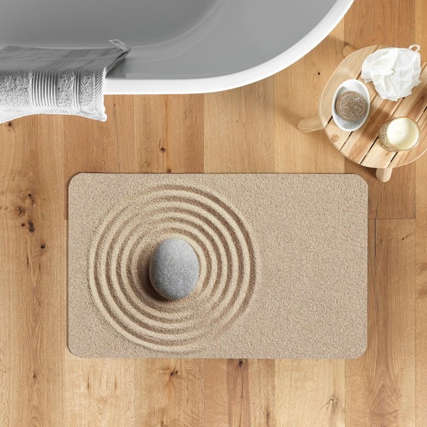 Svetlohnedá kúpeľňová predložka 50x120 cm Serena – douceur d'intérieur-image-1