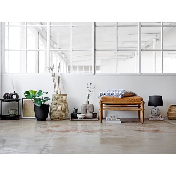 Čierna kovová váza Bloomingville Itamar, výška 20,5 cm-image-1