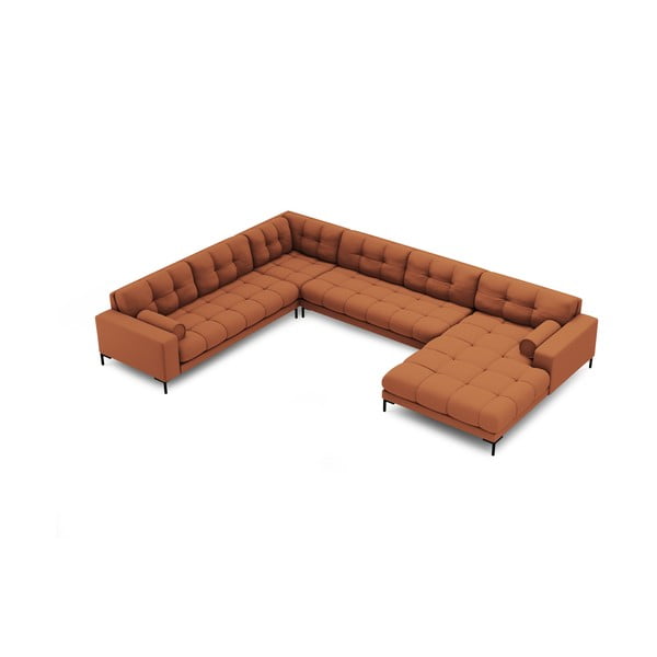 Rohová pohovka v tehlovej farbe (ľavý roh) Bali – Cosmopolitan Design-image-4