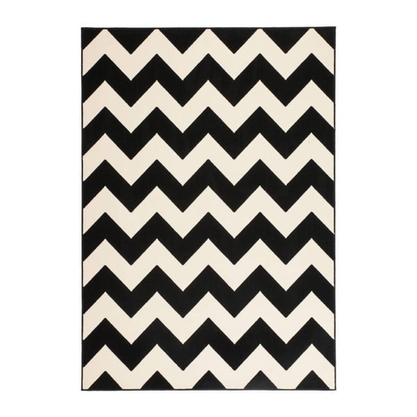 Čierno-biely koberec Kayoom Maroc, 80 x 150 cm