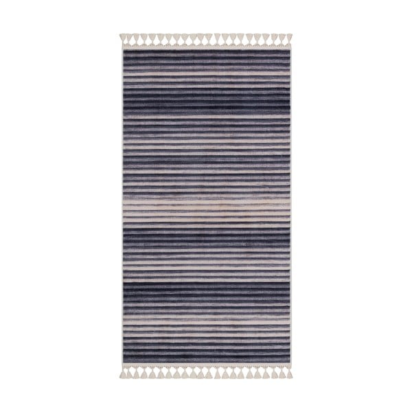 Sivo-béžový umývateľný koberec 160x100 cm - Vitaus