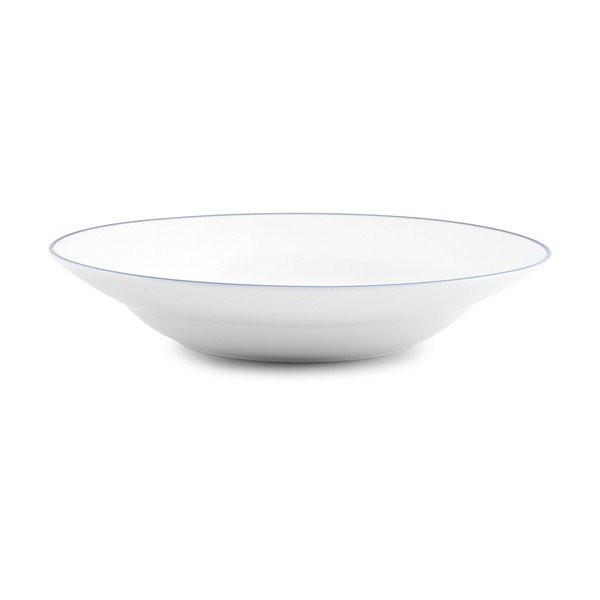 Biely hlboký  porcelánový tanier ø 23 cm Basic White – BonBistro
