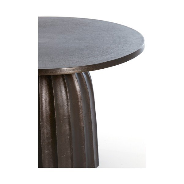 Kovový okrúhly odkladací stolík ø 60 cm Veglia – Light & Living-image-2