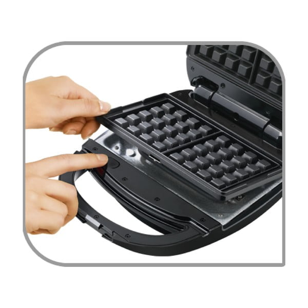 Sendvičovač v čierno-striebornej farbe Snack Time - Tefal-image-1