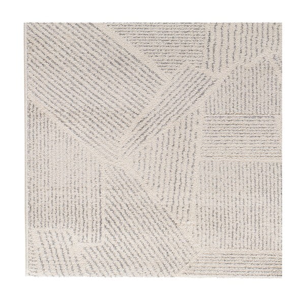 Koberec vo svetlosivej a krémovej farbe 200x290 cm Porto – Universal-image-2