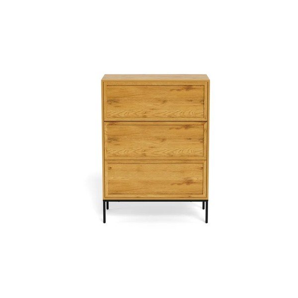 Komoda v dekore duba v prírodnej farbe 80x110x40 cm Palmdale – Actona-image-2