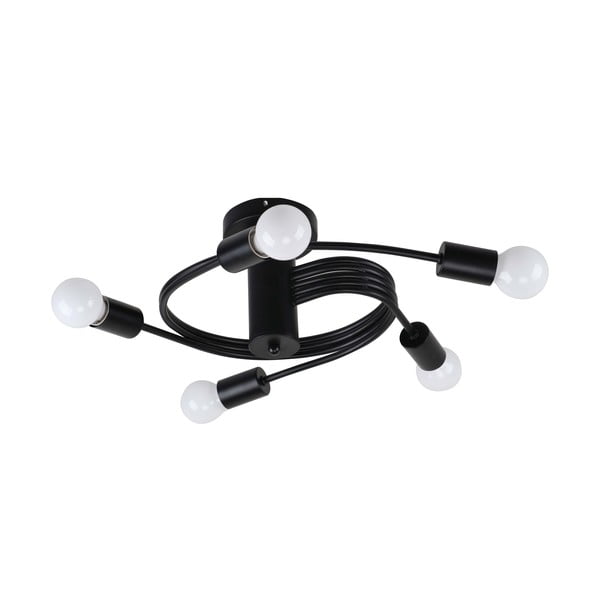 Čierne kovové stropné svietidlo Filetta - Candellux Lighting