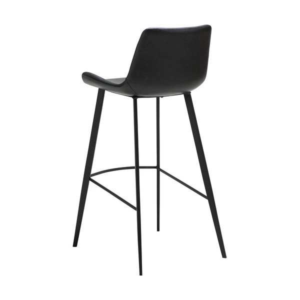 Čierna barová stolička (výška sedadla 74,5 cm) Hype – DAN-FORM Denmark-image-3
