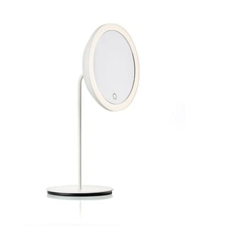Biele kozmetické zrkadlo Zone Eve, ø 18 cm