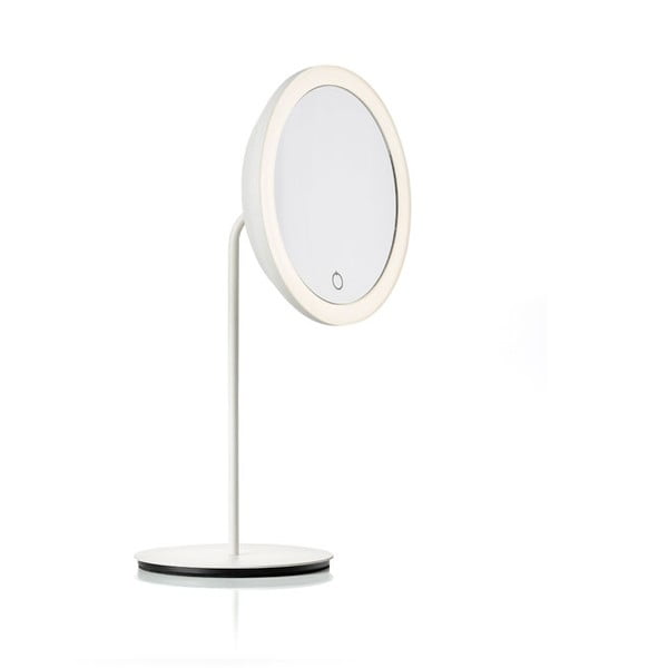 Biele kozmetické zrkadlo Zone Eve, ø 18 cm