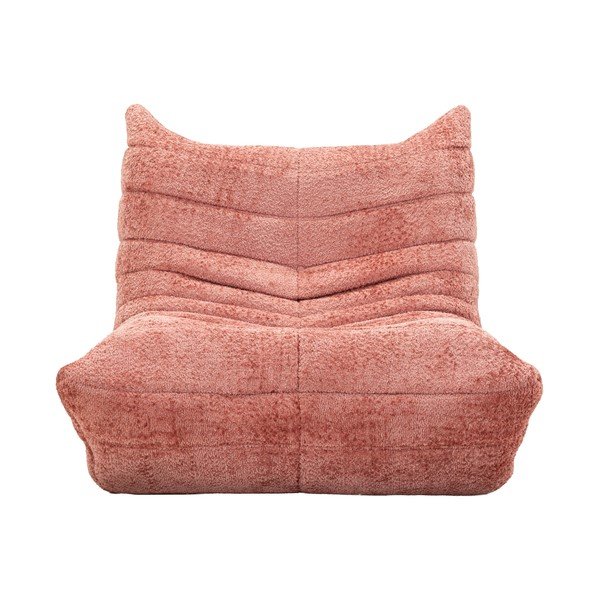 Ružový sedací vak z textílie buklé Mask – Mauro Ferretti-image-2