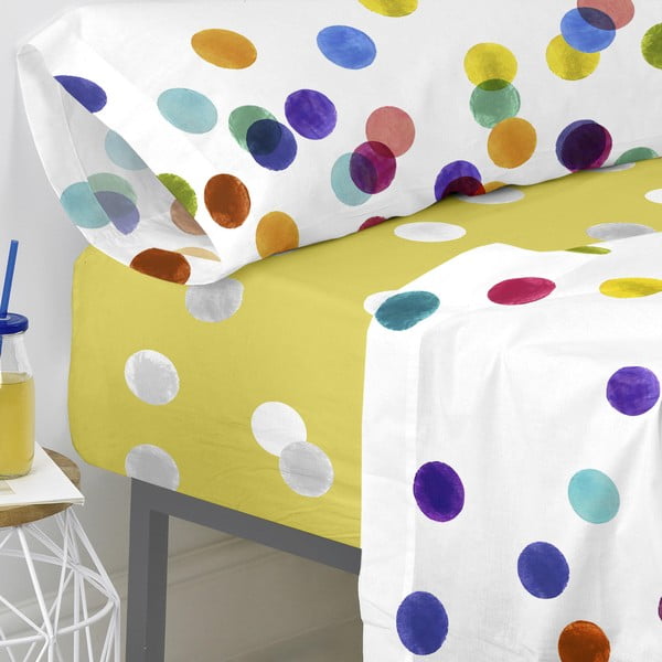 Bavlnená plachta Happy Friday Basic Confetti, 105 x 200 cm-image-3