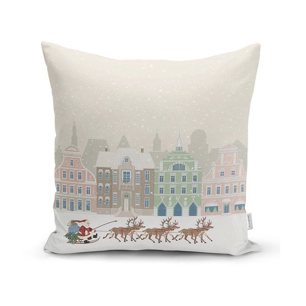 Obliečka na vankúš s vianočným motívom 43x43 cm Merry Christmas – Mila Home