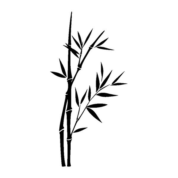 Samolepka Fanastick Crossed Bamboo