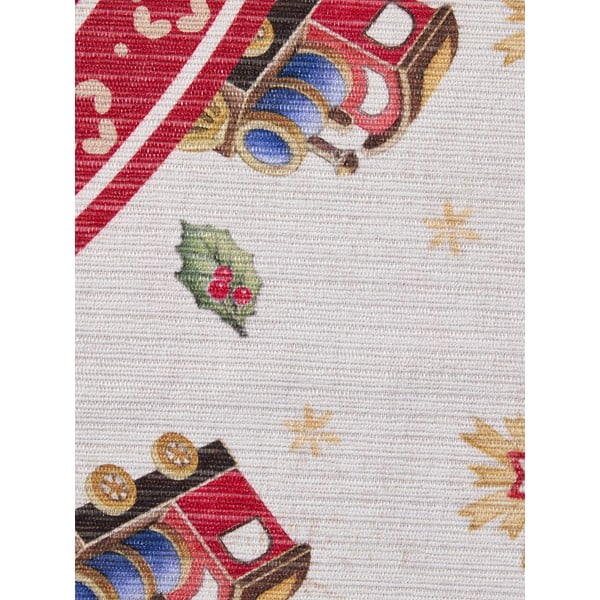 Červený okrúhly koberec s vianočným motívom ø 160 cm Toy's Delight Train – Villeroy&Boch-image-4