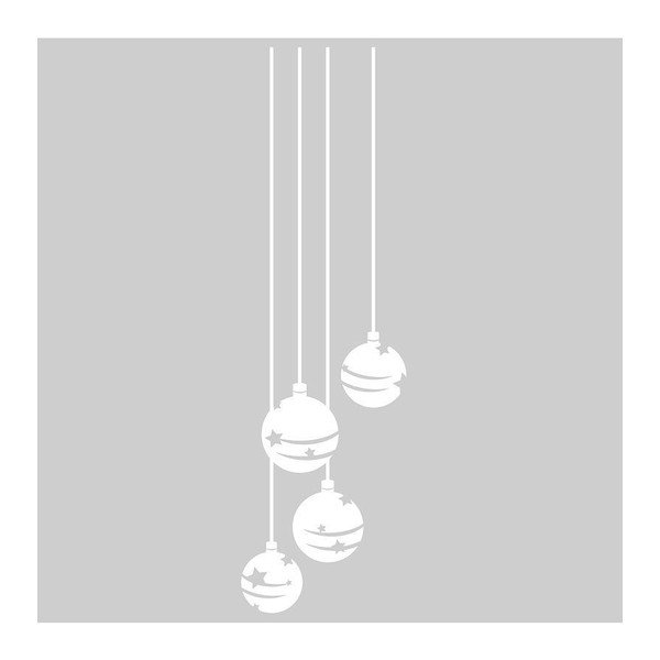 Vianočná samolepka Ambiance Christmas Ball-image-1