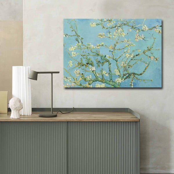 Nástenná reprodukcia na plátne Vincent Van Gogh Almond Blossom, 100 × 70 cm-image-2