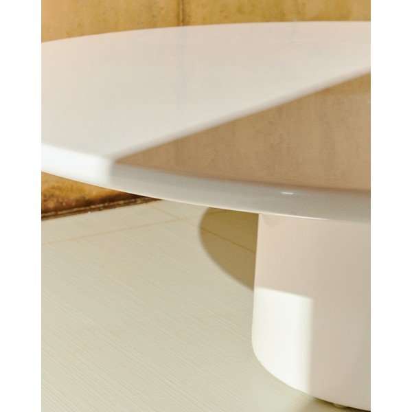 Betónový okrúhly Záhradný konferenčný stolík ø 110 cm Albanella – Kave Home-image-3