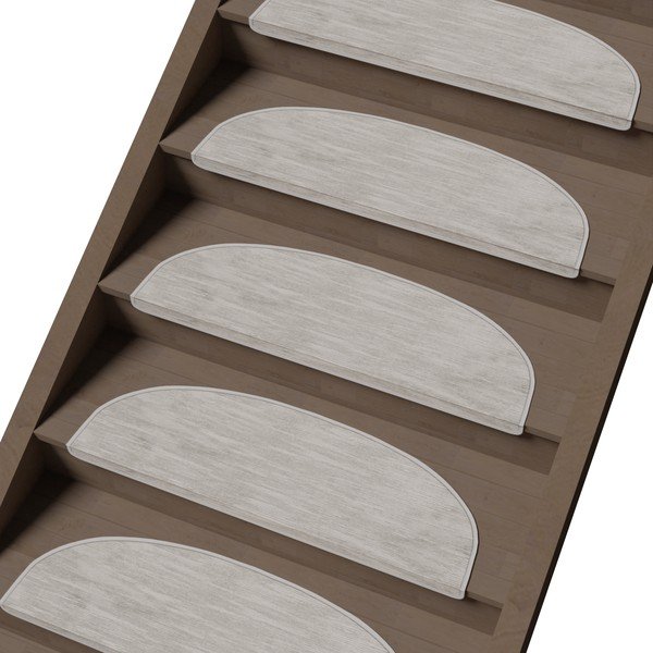 Krémovobiele nášľapy na schody v súprave 16 ks 20x65 cm Desert Sand – Vitaus-image-1
