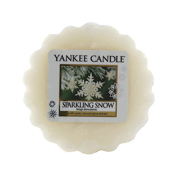Vonný vosk do aromalampy Yankee Candle Iskrivý Sneh, doba trvania vône až 8 hodín