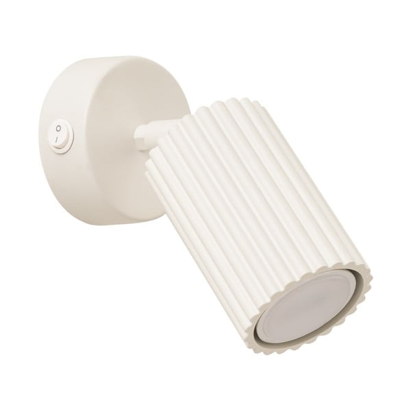 Krémovobiele bodové svietidlo 8x16 cm Gleam – Sollux