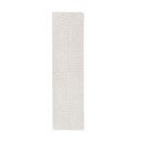 Slonovinový ručne tkaný vlnený behúň 60x230 cm Zen Garden – Flair Rugs