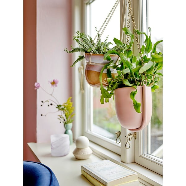 Kovový závesný obal na kvetináč Kati – Bloomingville-image-2