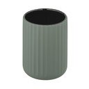 Zelený keramický pohárik na kefky Wenko Belluno