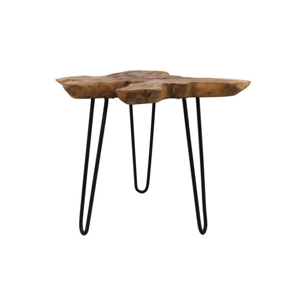 Príručný stolík z teakového dreva HSM collection Kario