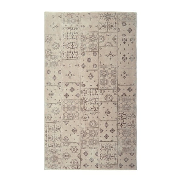 Béžový koberec Floorist Mosaic Beige, 140 x 200 cm