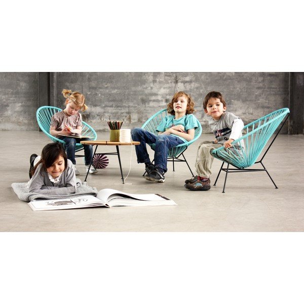 Detské kreslo Acapulco Mini, čierne -image-1